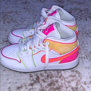Neon air Jordan’s